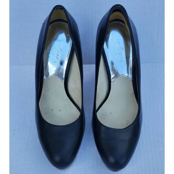 Michael Kors The Jet Set 6 Leather SABRINA Heels Pumps BLACKWOMENS WOMANS 8½ M - Picture 6 of 15